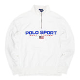 Ralph Lauren Polo Sport Troyer - Farbe: White - Größe: M - VintageR2